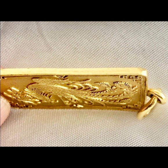 RARE 1970’s 24k PURE GOLD Pendant 👍 - Picture 3 of 5